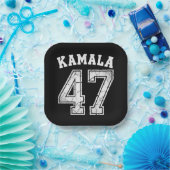 Kamala Harris 47 für den Präsidenten des Volkes Pappteller (Party)