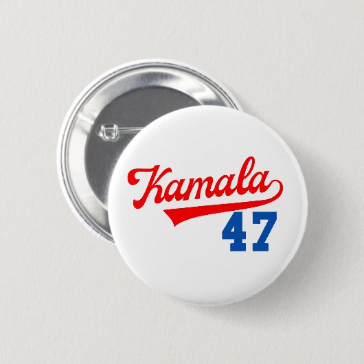 Kamala Harris 47. - Präsident 47. Button (Vorne & Hinten)