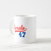 Kamala Harris 47. - Präsident 47. Kaffeetasse (Vorderseite Links)