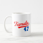 Kamala Harris 47. - Präsident 47. Kaffeetasse (Links)