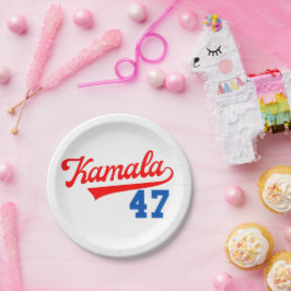 Kamala Harris 47. - Präsident 47. Pappteller