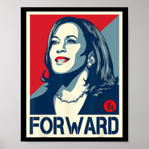 Kamala Harris 47. Präsident Amerika 2024 Wahl Poster