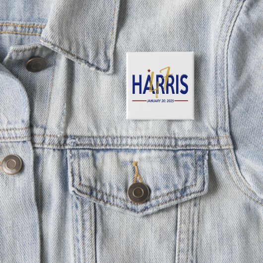 Kamala Harris 47. Präsident Einweihung Button (Beispiel)