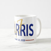 Kamala Harris 47. Präsident Einweihung Kaffeetasse (VorderseiteRechts)