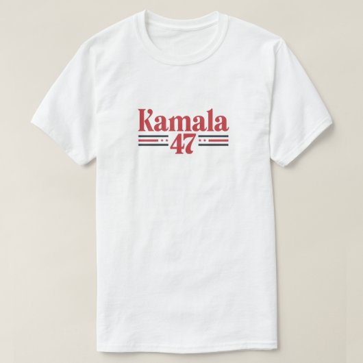 Kamala Harris 47 Präsident T - Shirt (Design vorne)