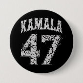 Kamala Harris 47. Präsident USA Amerika 2024 Button (Vorderseite)