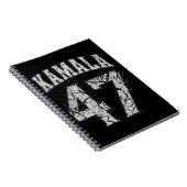 Kamala Harris 47. Präsident USA Amerika 2024 Notizblock (Rechte Seite)