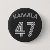 Kamala Harris 47. Wahlgeschenk des Präsidenten Button (Vorderseite)