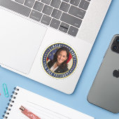 Kamala Harris 49. Vizepräsident Aufkleber (Laptop mit iPhone)