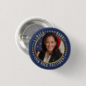 Kamala Harris 49. Vizepräsident Button (Vorne & Hinten)