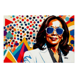 KAMALA HARRIS 4 POSTER