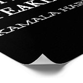 Kamala Harris 4 Poster (Ecke)