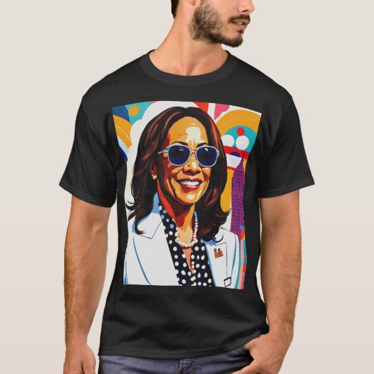 KAMALA HARRIS 5 T-Shirt (Vorderseite)