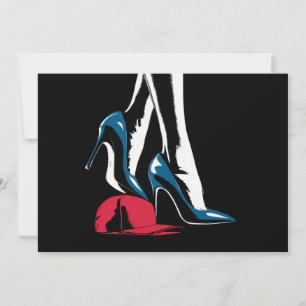 Kamala Harris Absätze treten auf Maga Hut Einladung