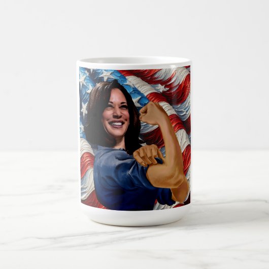 Kamala Harris als Rosie Kaffeetasse (Mittel)