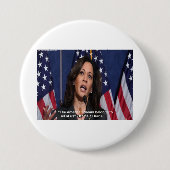 Kamala Harris & American Dream Quote Button (Vorderseite)