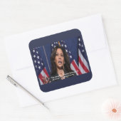 Kamala Harris & American Dream Quote Stickers (Umschlag)