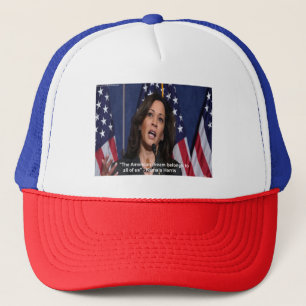 Kamala Harris & American Dream Zitat Kappe