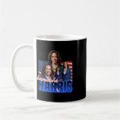 Kamala Harris American Flag Bootleg Reboot Kaffeetasse (Links)
