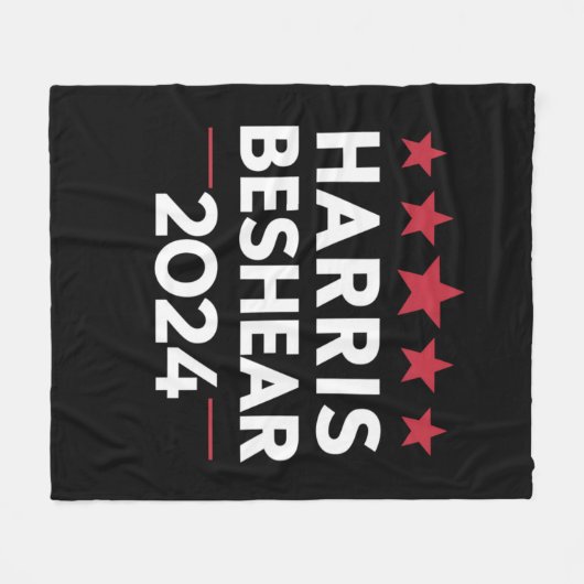 Kamala Harris Andy Beshear 2024 Harris Beshear 202 Fleecedecke (Vorderseite (Horizontal))