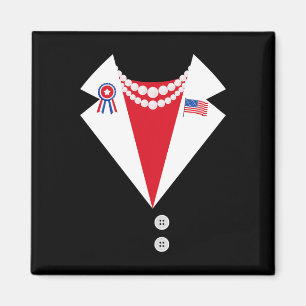Kamala Harris Anzug Cosplay Diy Halloween US Elect Magnet