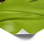 Kamala Harris Artistic Portrait, Grüne Version Poster (Ecke)