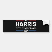 Kamala Harris Autoaufkleber (Vorne)