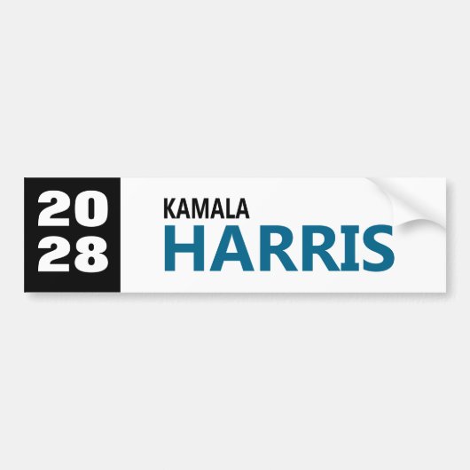 Kamala Harris Autoaufkleber (Vorne)