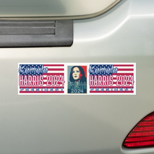 Kamala Harris Autoaufkleber (3) (Auf Auto)
