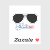 Kamala Harris Aviators Aufkleber (Blatt)