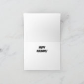 Kamala Harris Aviators Holiday Dankeskarte (Innenseite)