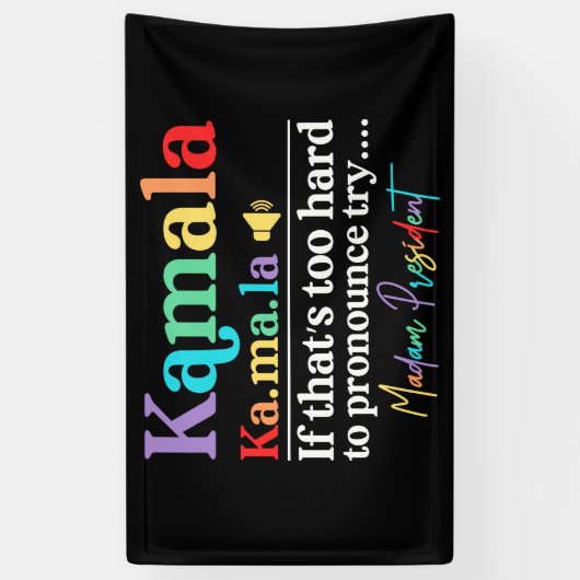 Kamala Harris Banner (Vertikal)