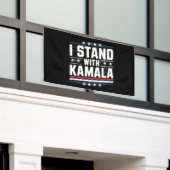 Kamala Harris Banner (Äußeres Gebäude)