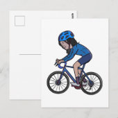 Kamala Harris Bike Postkarte (Vorne/Hinten)