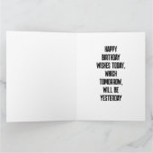 KAMALA HARRIS BIRTHDAY FUNNY GREETING KARTE (Innenseite)