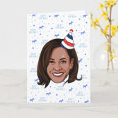 Kamala Harris Birthday Karte (Gelbe Blume)