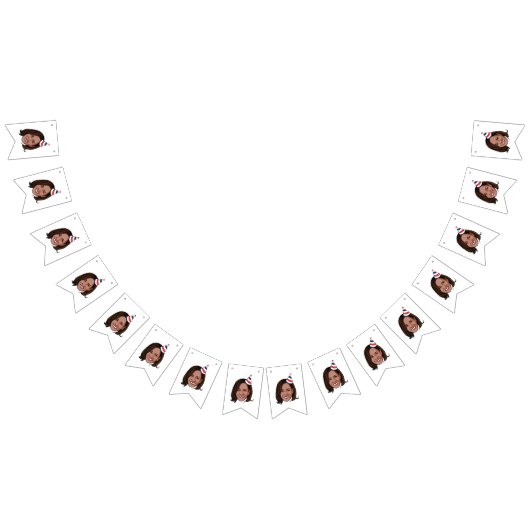 Kamala Harris Birthday Wimpelkette (Alle)