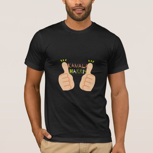 Kamala Harris Black Shirt (Vorderseite)