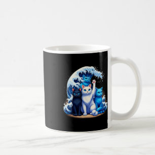 Kamala Harris Blue Cats Wave Cat Besitzer Cat Love Kaffeetasse