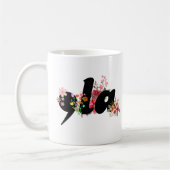 Kamala Harris Blume - Trendy Comma la Floral Kaffeetasse (Links)