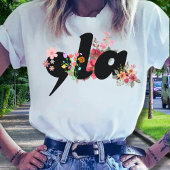 Kamala Harris Blume - Trendy Comma la Floral T-Shirt