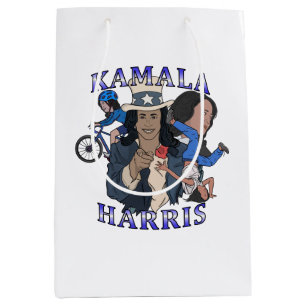 Kamala Harris Bootleg-Rap-Stil-Wahl Mittlere Geschenktüte