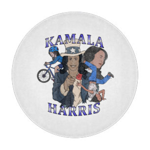 Kamala Harris Bootleg-Rap-Stil Wahl Schneidebrett
