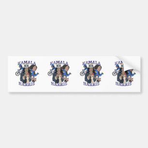 Kamala Harris Bootleg Rap Style Election Autoaufkleber
