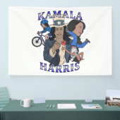 Kamala Harris Bootleg Rap Style Election Banner (Messe)