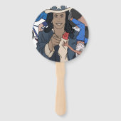 Kamala Harris Bootleg Rap Style Election Fächer (Rückseite)