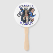 Kamala Harris Bootleg Rap Style Election Fächer (Rückseite)
