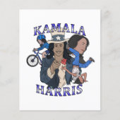 Kamala Harris Bootleg Rap Style Election Flyer (Vorne)