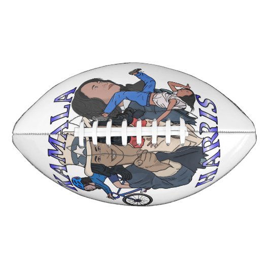 Kamala Harris Bootleg Rap Style Election Football (Vorderseite)