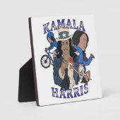 Kamala Harris Bootleg Rap Style Election Fotoplatte (Vorderseite)
